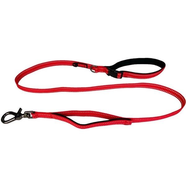 Vodítko traffic reflexní medium Kong červené