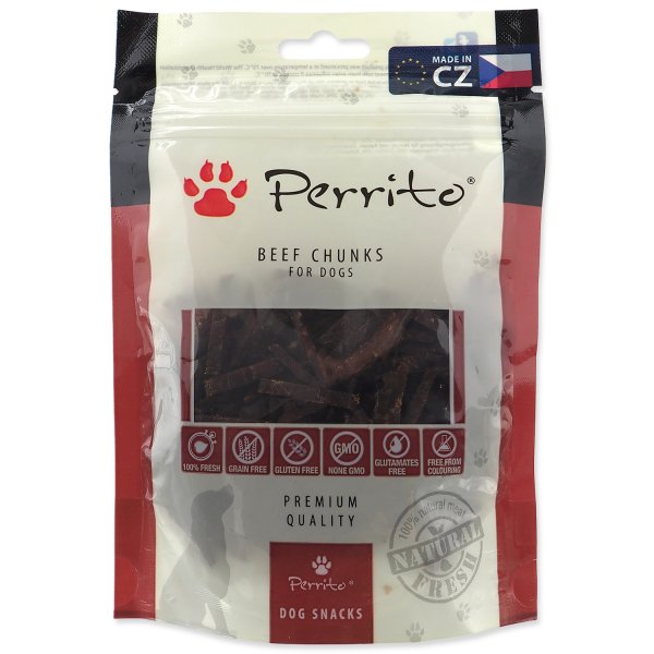 Pochoutka PERRITO Beef Chunks 100g