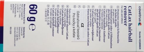Pasta laxativní CatLax hairball remover 60g CVET