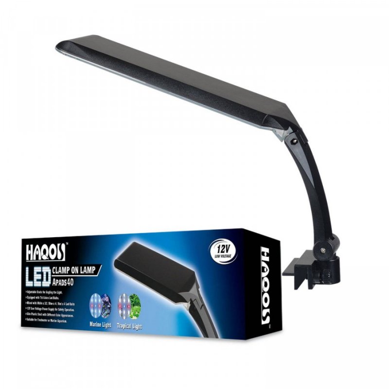 Heaqo LED akvarijní lampa 4W černá