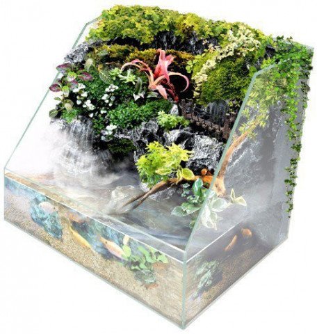 UP Aqua paludárium 25 hnědá