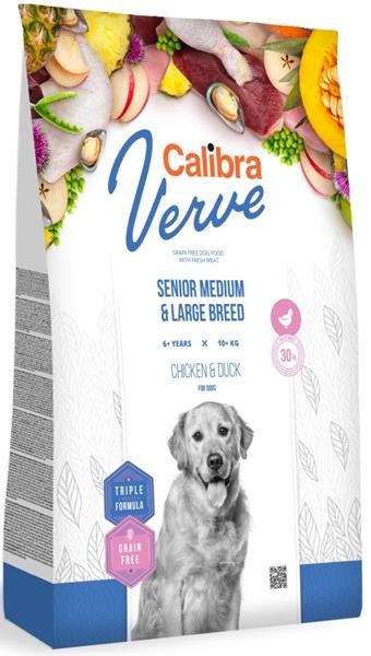 Calibra Dog Verve GF Senior M&L Chicken&Duck 2kg