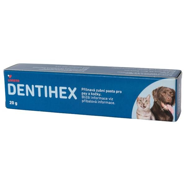 Dentihex 2 mg/g pasta pro psy a kočky 20g