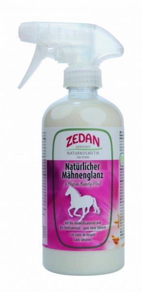 Zedan Přírodní lesk na hřívu Maehnenglanz, lahev s rozprašovačem 500ml