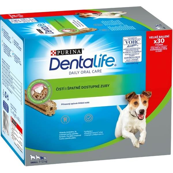Purina Dentalife Small, 30 ks tyčinek pro psa 7-12 kg