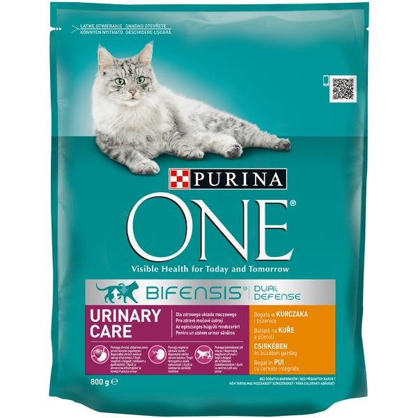 Purina ONE GK BIFENSIS Urinary Care s kuřecím a pšenicí 800 g