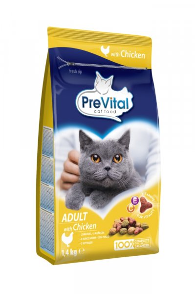 PreVital kočka kuřecí, granule 1,4 kg