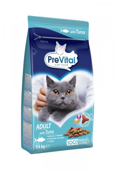 PreVital kočka tuňák, granule 1,4 kg