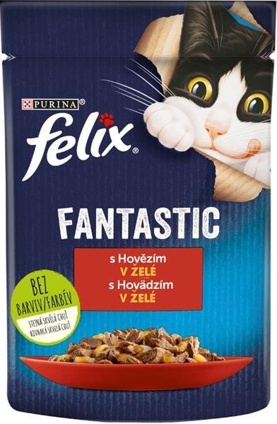Felix cat kaps.-Fantastic hovězí v želé 85 g