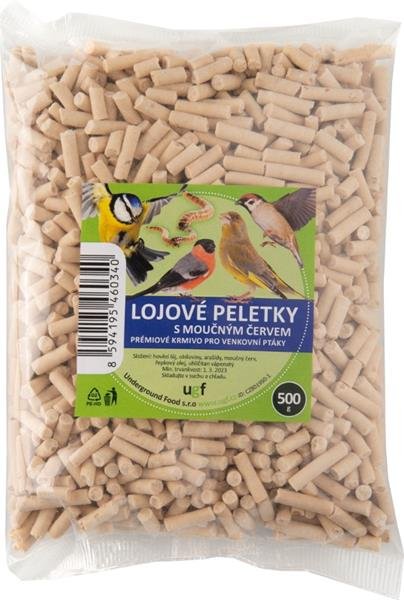 Lojové peletky s moučným červem UGF 500g