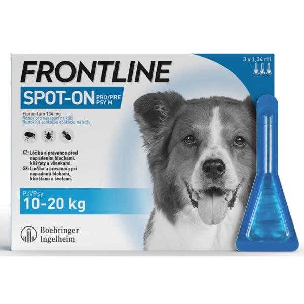 FRONTLINE spot-on M (10-20kg) - 3 ks