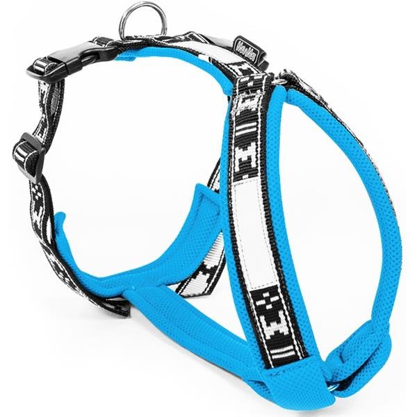 Postroj nylon Smart modrý ManMat M - krk 45-48cm