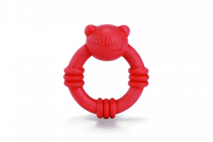 Beeztees Hračka Sumo Mini Team červený 9,5X10,5cm