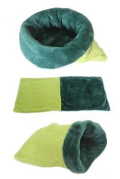 Spací pytel 3v1 sv.zelená/tm.zelená MINI pes,kočka b31