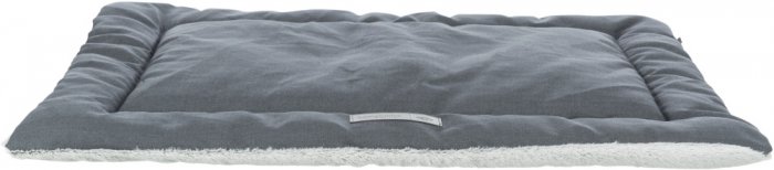 Podložka Farello, plyš/tkaná látka, bílošedá/šedá 130 x 85cm