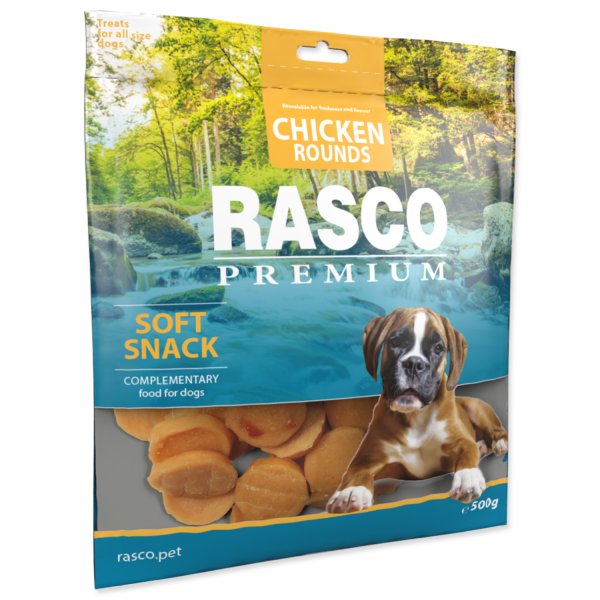Pochoutka RASCO Premium kolečka z kuřecího masa 500g
