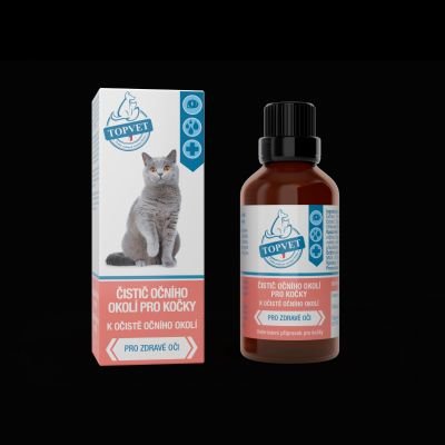 TOPVET Čistič očního okolí pro kočky 50ml