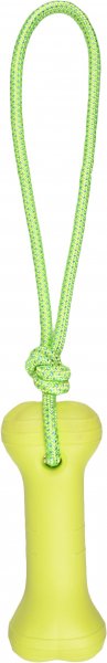 Flamingo Pešek Dummy kost pro psy s lanem 20cm