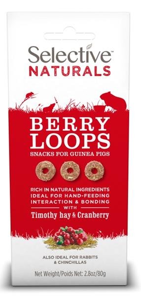 Supreme Selective Naturals snack Berry Loops 80g