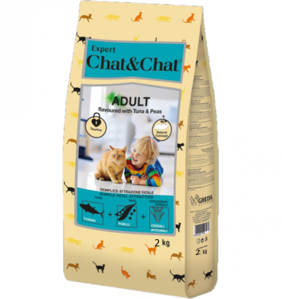 Chat & Chat Expert Adult Tuna & Peas 2 kg