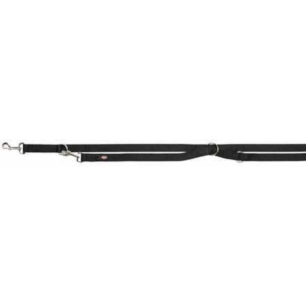 Vodítko PREMIUM prodlužovací, jednovrstvé - černá XS:2,00m/10mm