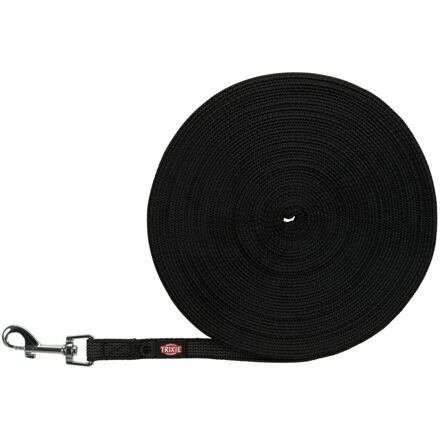 Stopovací vodítko pogumované - černé S-M:15m/15mm