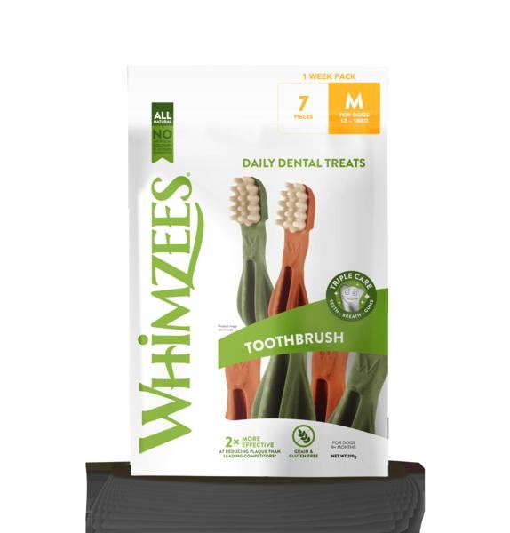 Whimzees zubní kartáček Weekpack M 210g