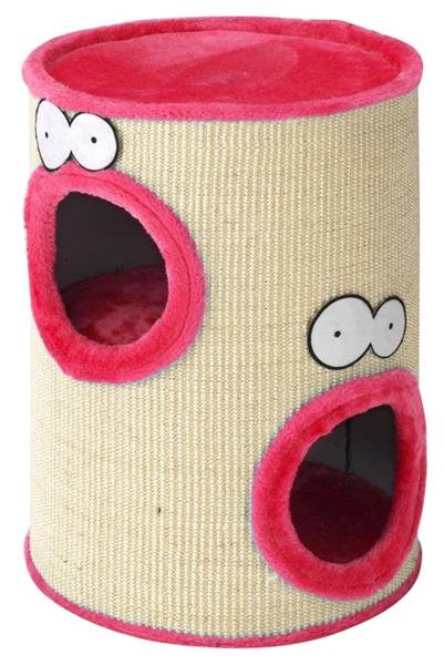 Škrabací domek Coockoo Classic růžová 37x37x56CM blue