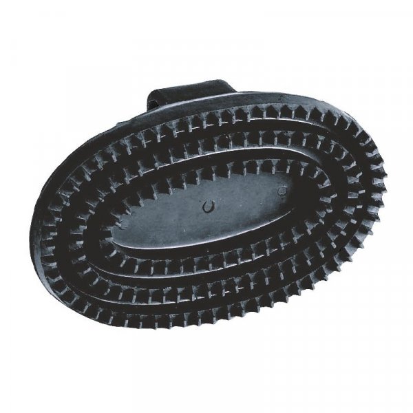 Hřbílko gumové oválné, černé