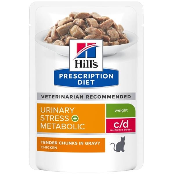 Hill´s Prescription Diet C/D Multicare Stress Metabolic Chicken 12 x 85 g