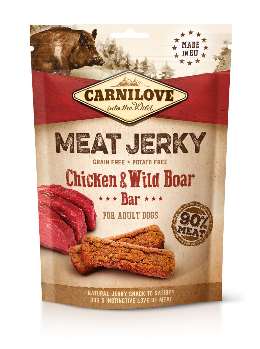 Carnilove Dog Jerky Boar&Chicken Bar 100g