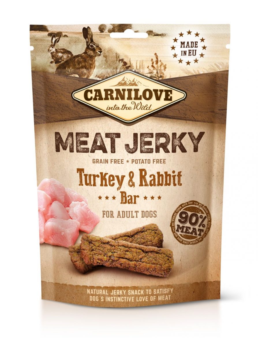 Carnilove Dog Jerky Rabbit&Turkey Bar 100g
