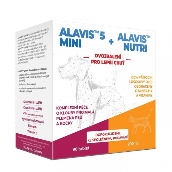 Dvojbalení Alavis 5 mini tbl 90+Alavis Nutri 200ml