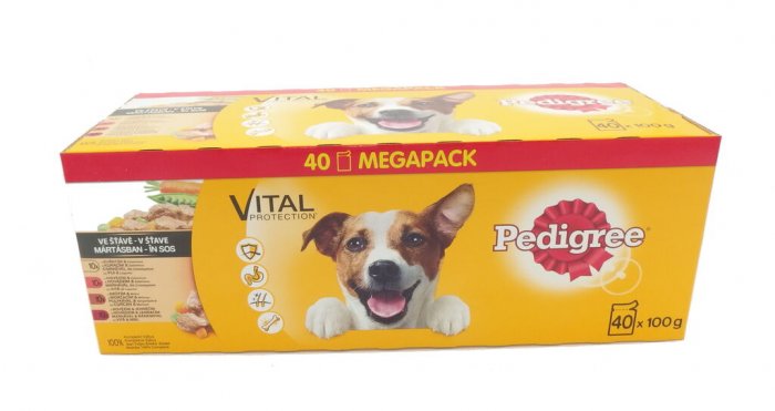 Pedigree kapsička mixovaný výběr se zeleninou ve šťávě 40pack