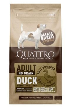 QUATTRO Dog Dry SB Adult Kachna 7kg