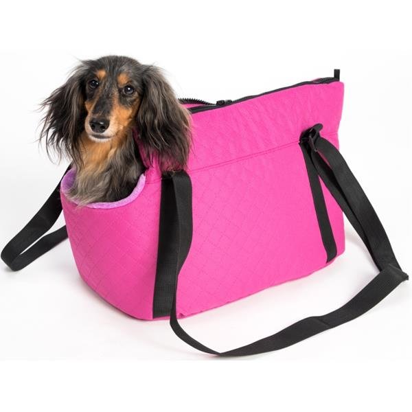 Transp.taška textil Elegance malinová 50cm