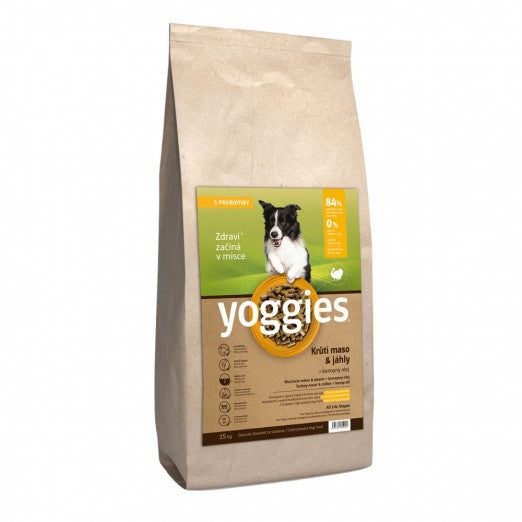 Yoggies s krůtím masem a jáhly 15 kg