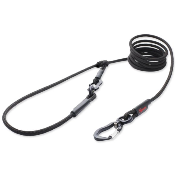 Lanové vodítko Tamer easylong - twist mini 2,5 m černá