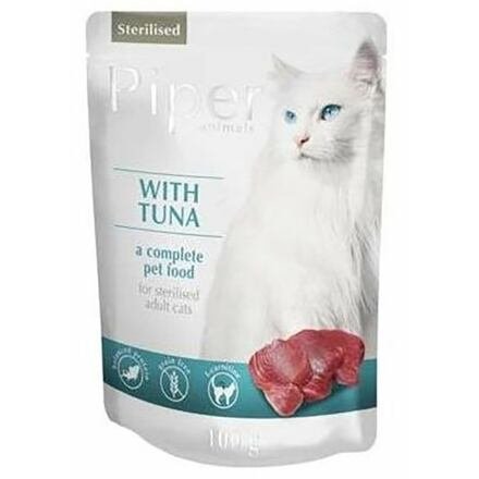 Piper cat s tuňákem sterilised 100 g