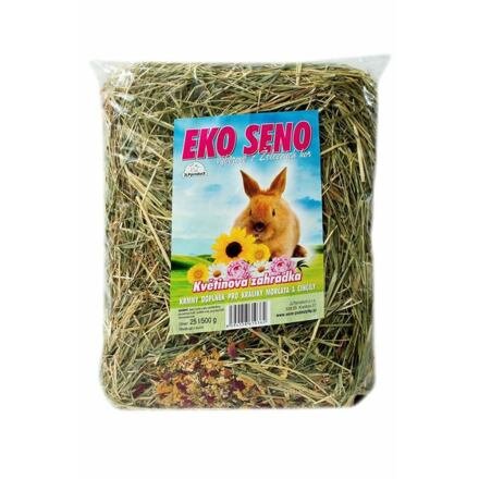 EKO seno 25 l/500 g květinová zahrádka