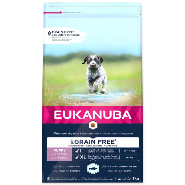 EUK Puppy & Junior Large & Giant Grain Free OF 3kg