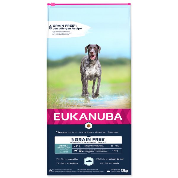 Eukanuba Adult Large & Giant Grain Free Ocean Fish 12 kg