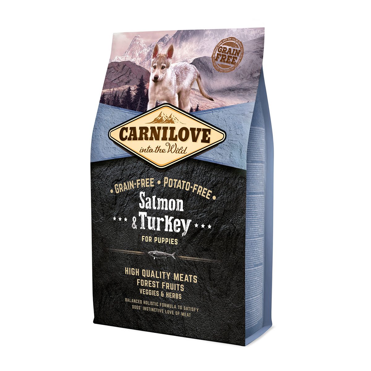 Carnilove Dog Salmon & Turkey for Puppies 4kg