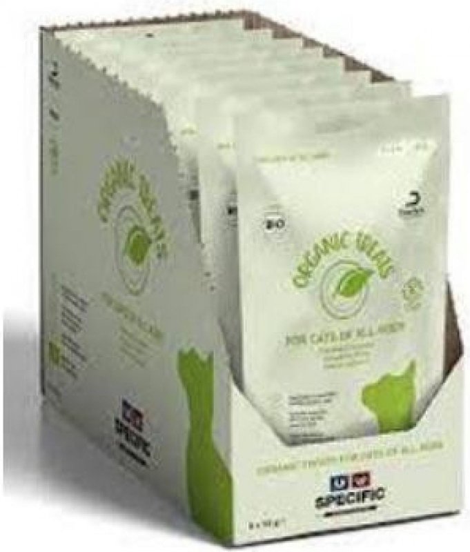 Specific pochoutka FT-BIO Organic Treats 8x50g kočka