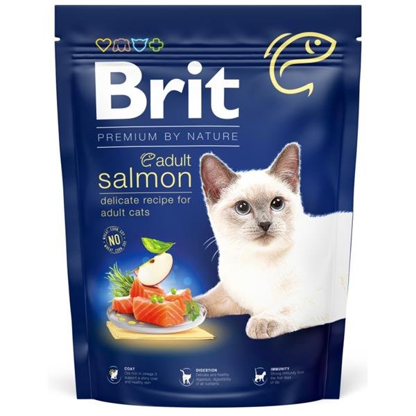 Brit Premium Cat by Nature Adult Salmon 300g