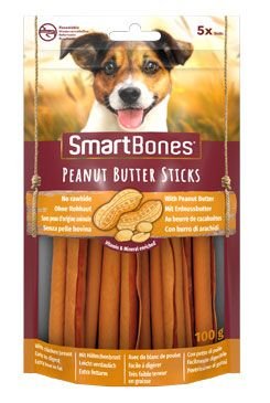 Pochoutka SmartBones PeanuButter Sticks 5ks