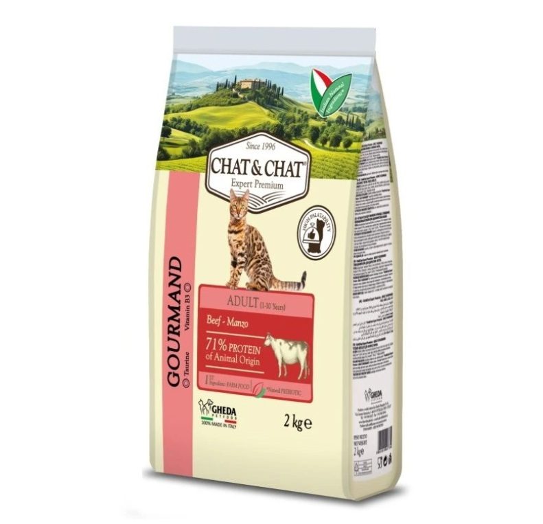 Chat & Chat Expert Adult Beef & Peas 2 kg