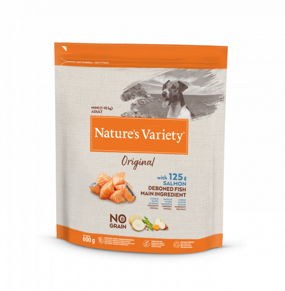 Nature´s Variety original pro malé psy s lososem 0,6 kg