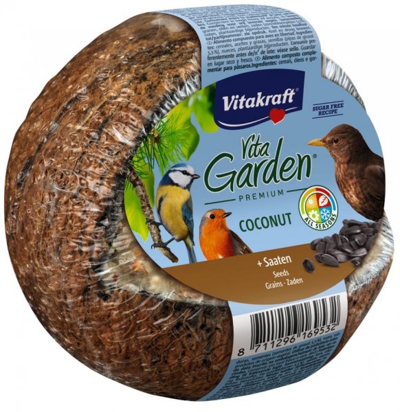 Vitakraft Vita Garden plněný kokos 3/4