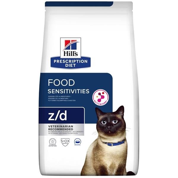 Hill´s Prescription Diet z/d Alergie a péče o kůži granule pro kočky 6 kg